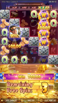 wild heist cashout