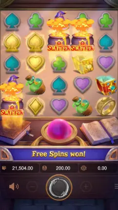 Alchemy Gold FREE SPINS FEATURE