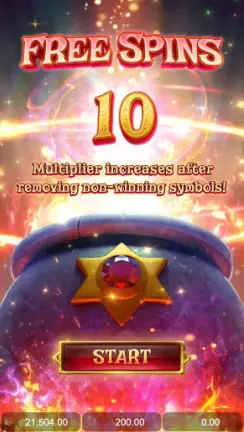 Alchemy Gold FREE SPINS FEATURE