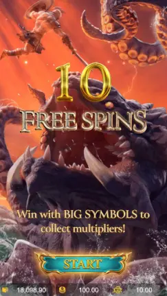 Legend of Perseus FREE SPINS FEATURE