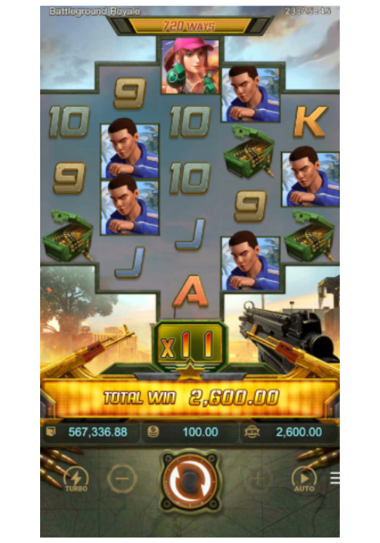 สัญลักษณ์ตัวคูณ Battleground Royale